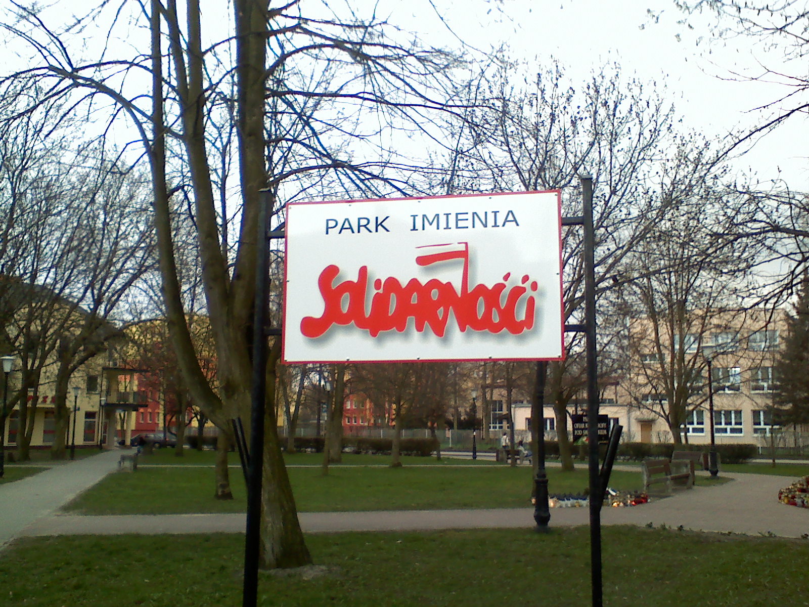Pamitamy..., Park im. Solidarnoci, kwiecie 2010 r.
