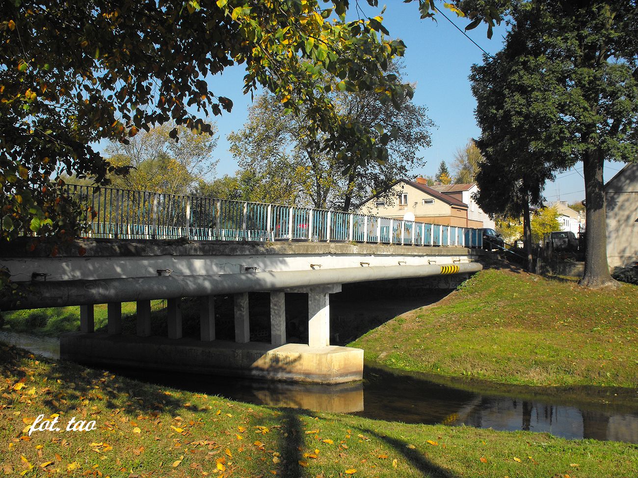 Most nad Sierpienic - ul. Wojska Polskiego, padziernik 2014 r.