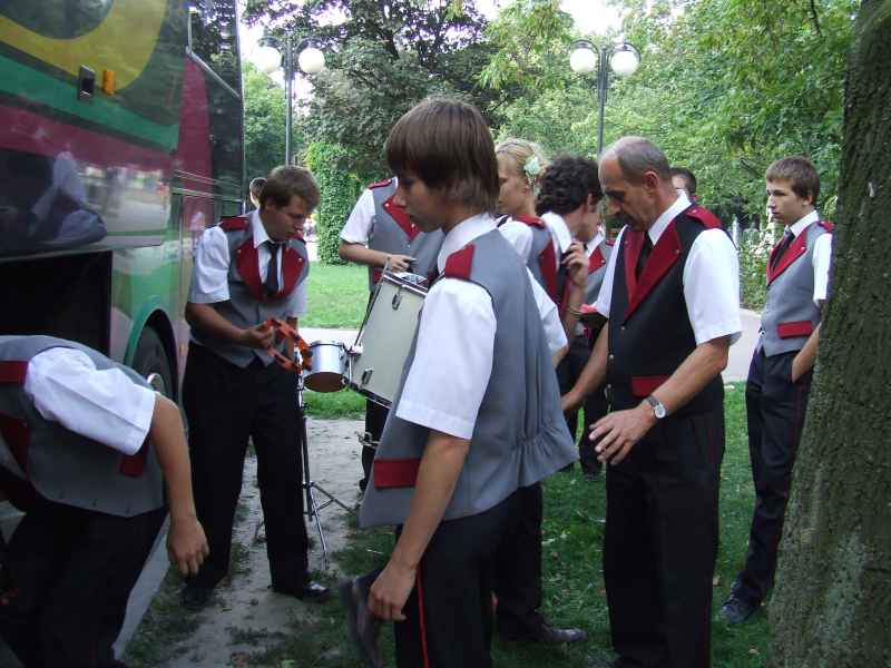 Letnia Serenada - Warszawa 2007 - Pakujemy się po koncercie.