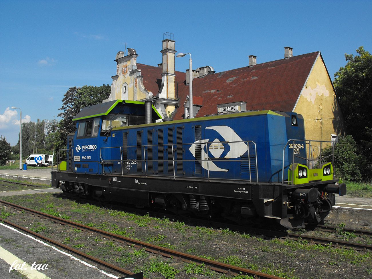 Bardzo rzadki widok na naszej stacji, a i gratka dla Mionikw Kolei - lokomotywa SM42 w nowej wersji 