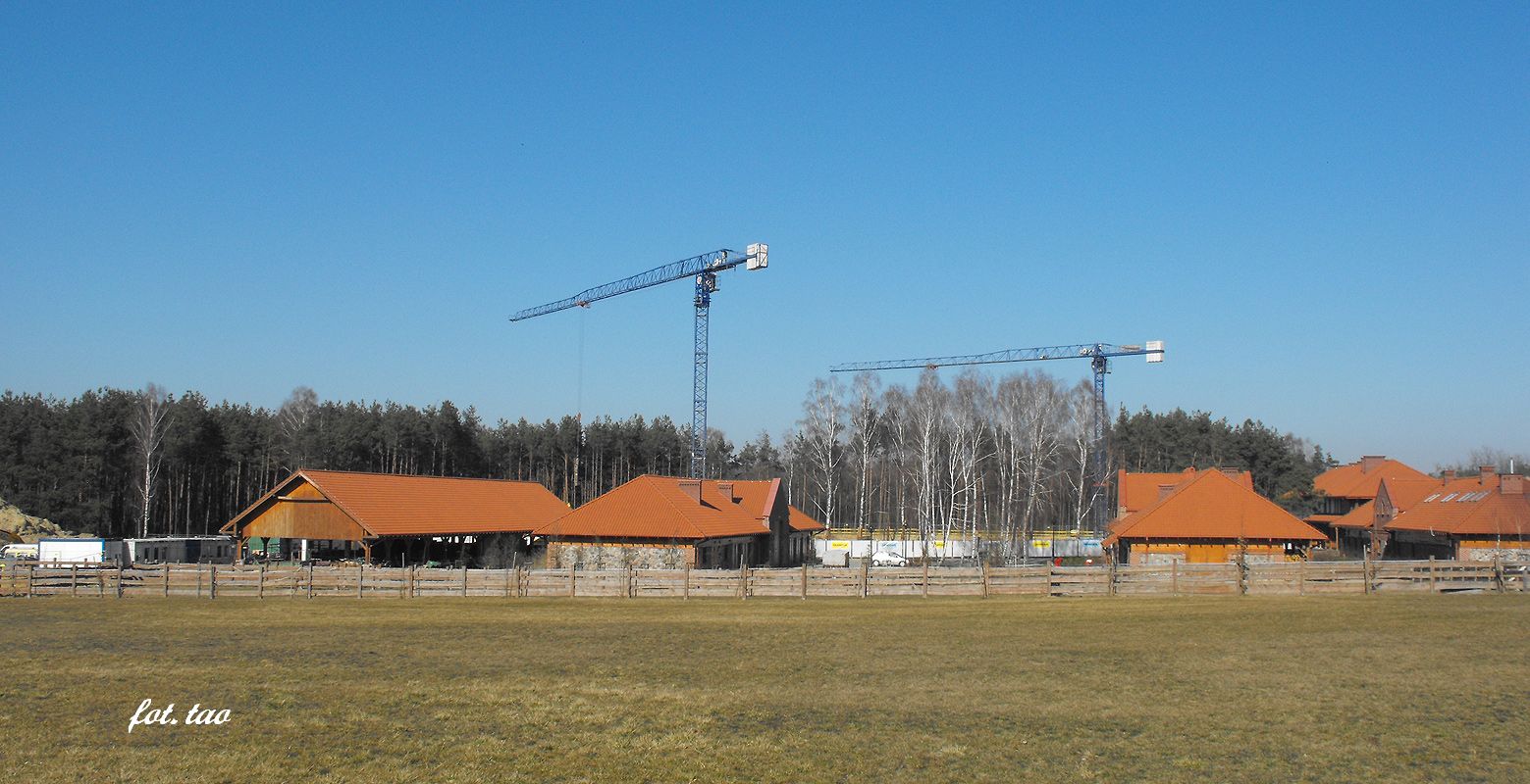 Wielka budowa w skansenie rozpoczęta, 13.03.2014 r.