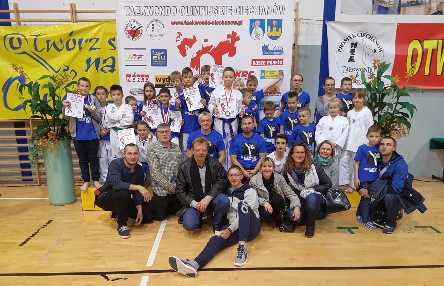 Otwarte Mistrzostwa Mazowsza Dzieci i Młodzików w Taekwondo Olimpijskim, Ciechanów 5.11.2016 r.