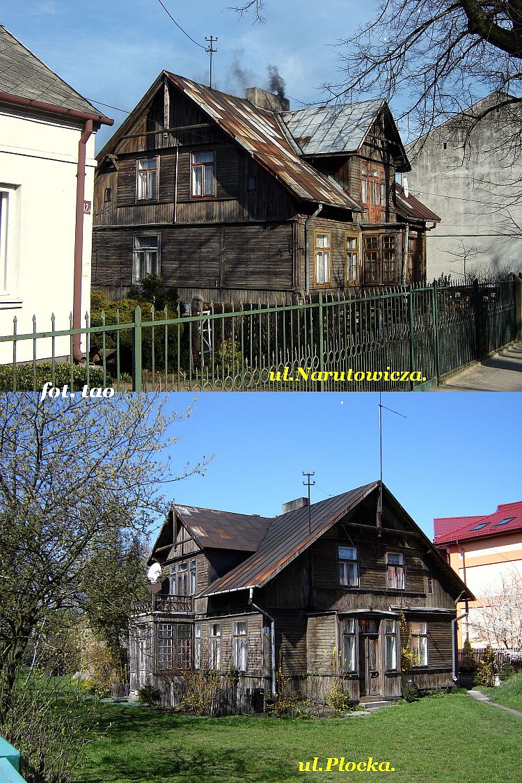 Ciekawostka historyczna: w Sierpcu można jeszcze odnaleźć zabytkowe identyczne drewniane domy, 2009 r.