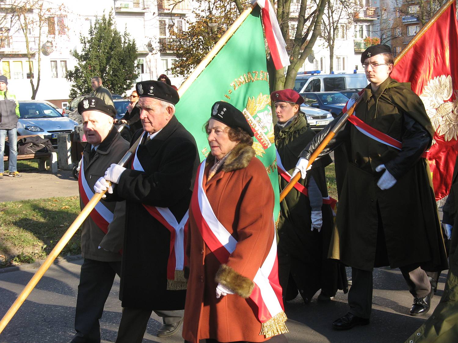 Delegacja wiatowego Zwizku onierzy Armii Krajowej.