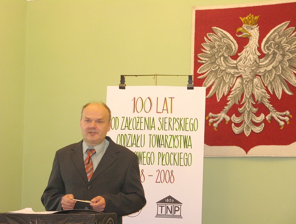 Dr Grzegorz Radomski w trakcie wykadu 