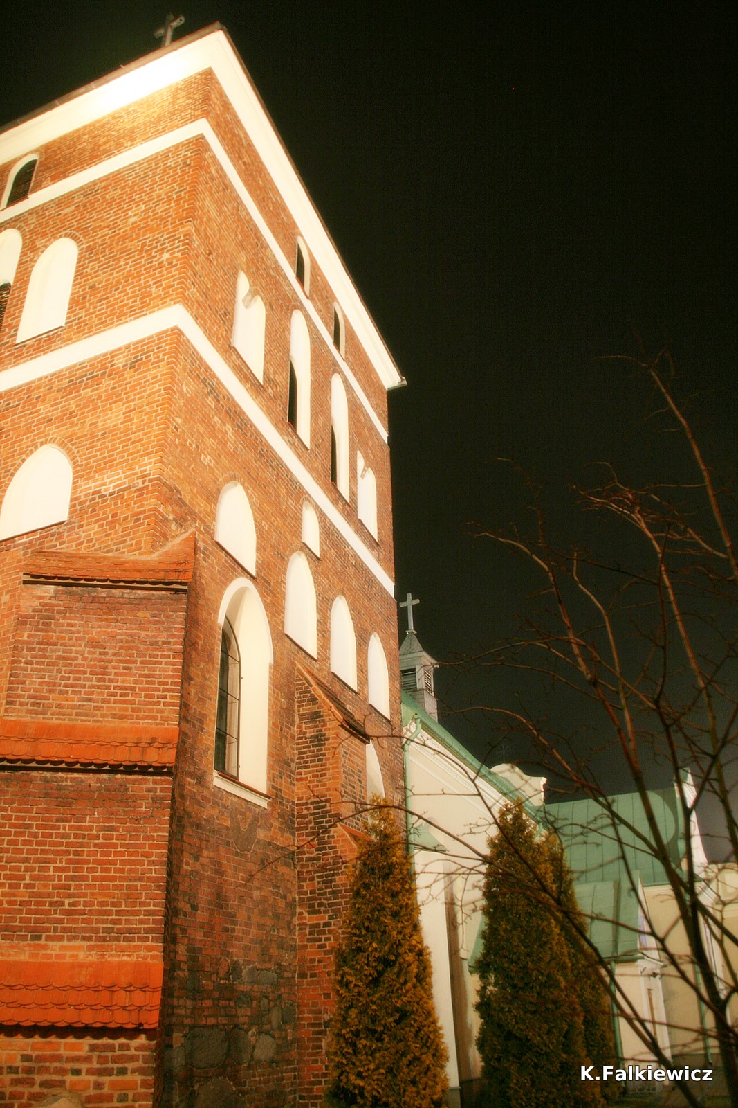 Kościół parafialny parafii rzymskokatolickiej  św. Wita, Modesta i Krescencji w Sierpcu, 22.12.2011 r.