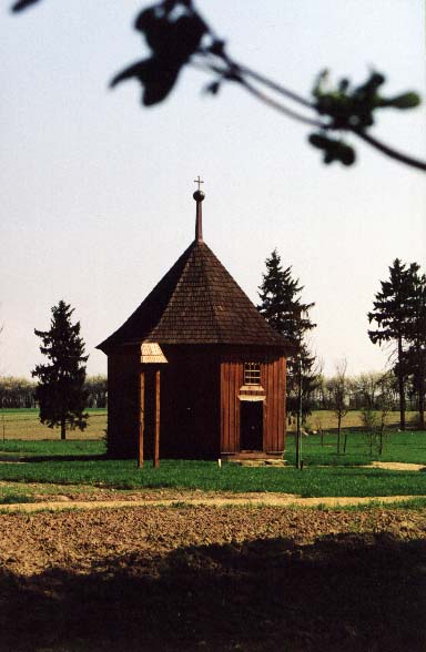 Kapliczka na terenie skansenu