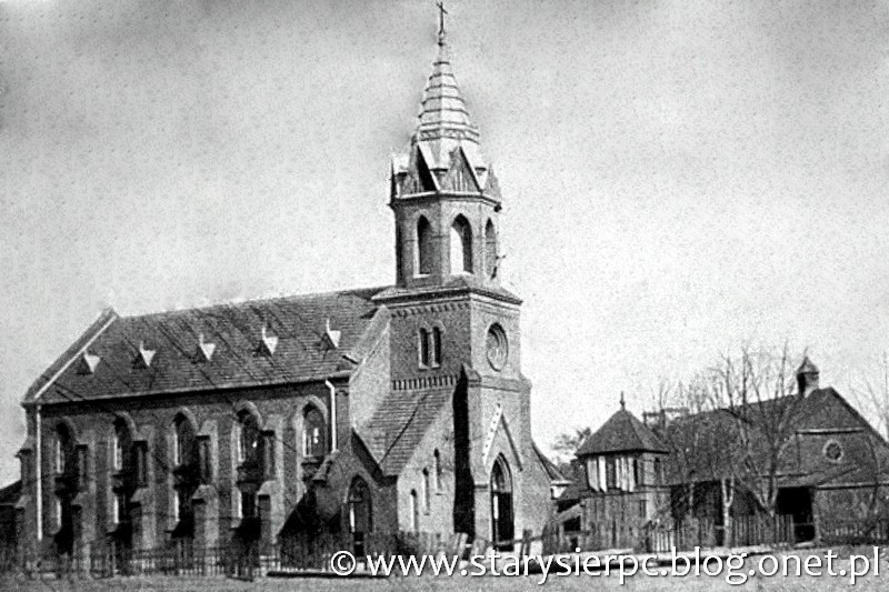 Sierpc, kościół ewangelicki w Sierpcu, 1913 r.