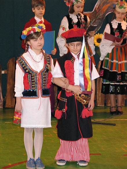 Uczniowie z III E reprezentujcy region krakowski.