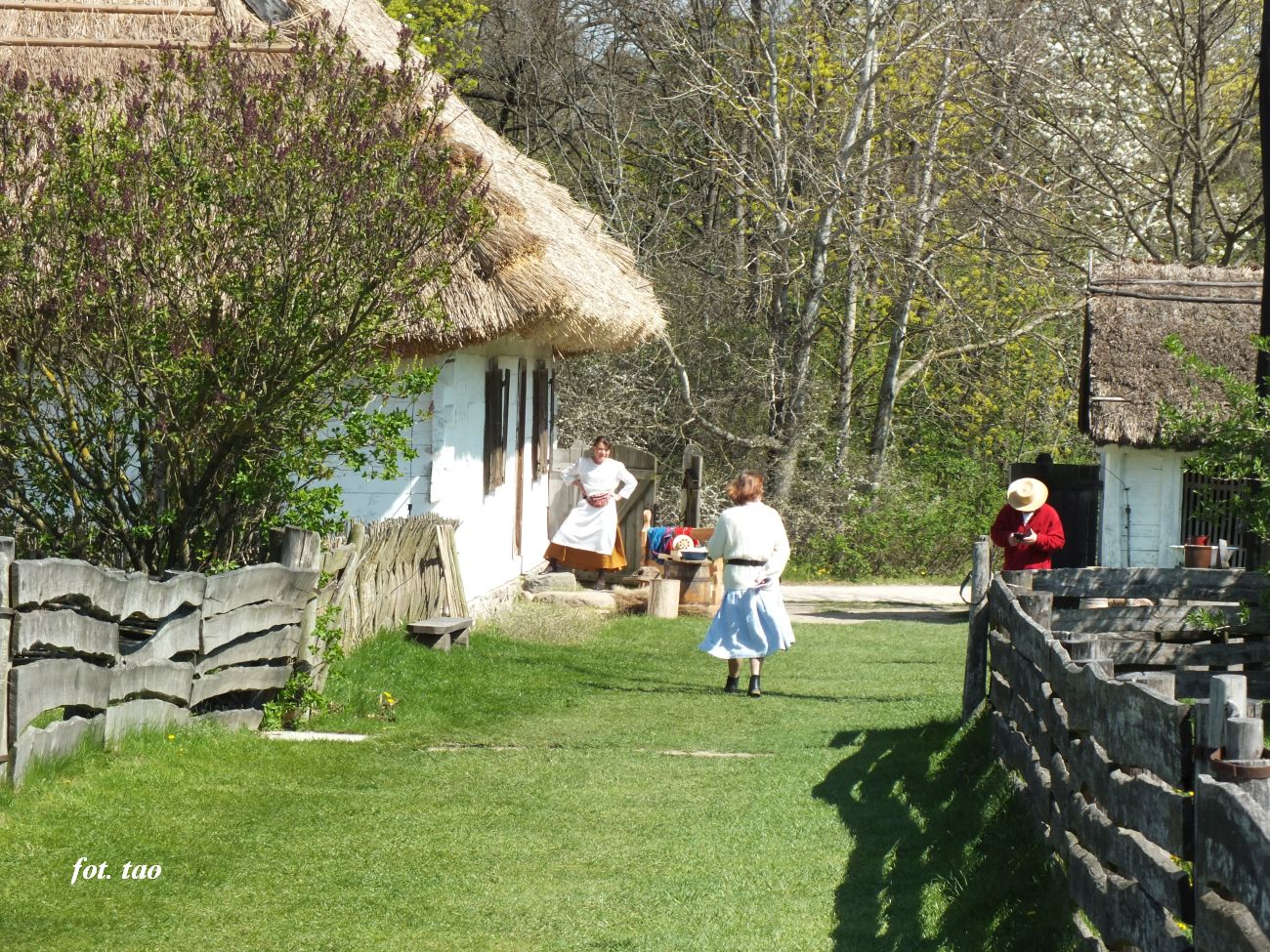 Scenki z tradycyjnej mazowieckiej wsi sprzed wieku - tylko w sierpeckim skansenie, maj 2022 r.