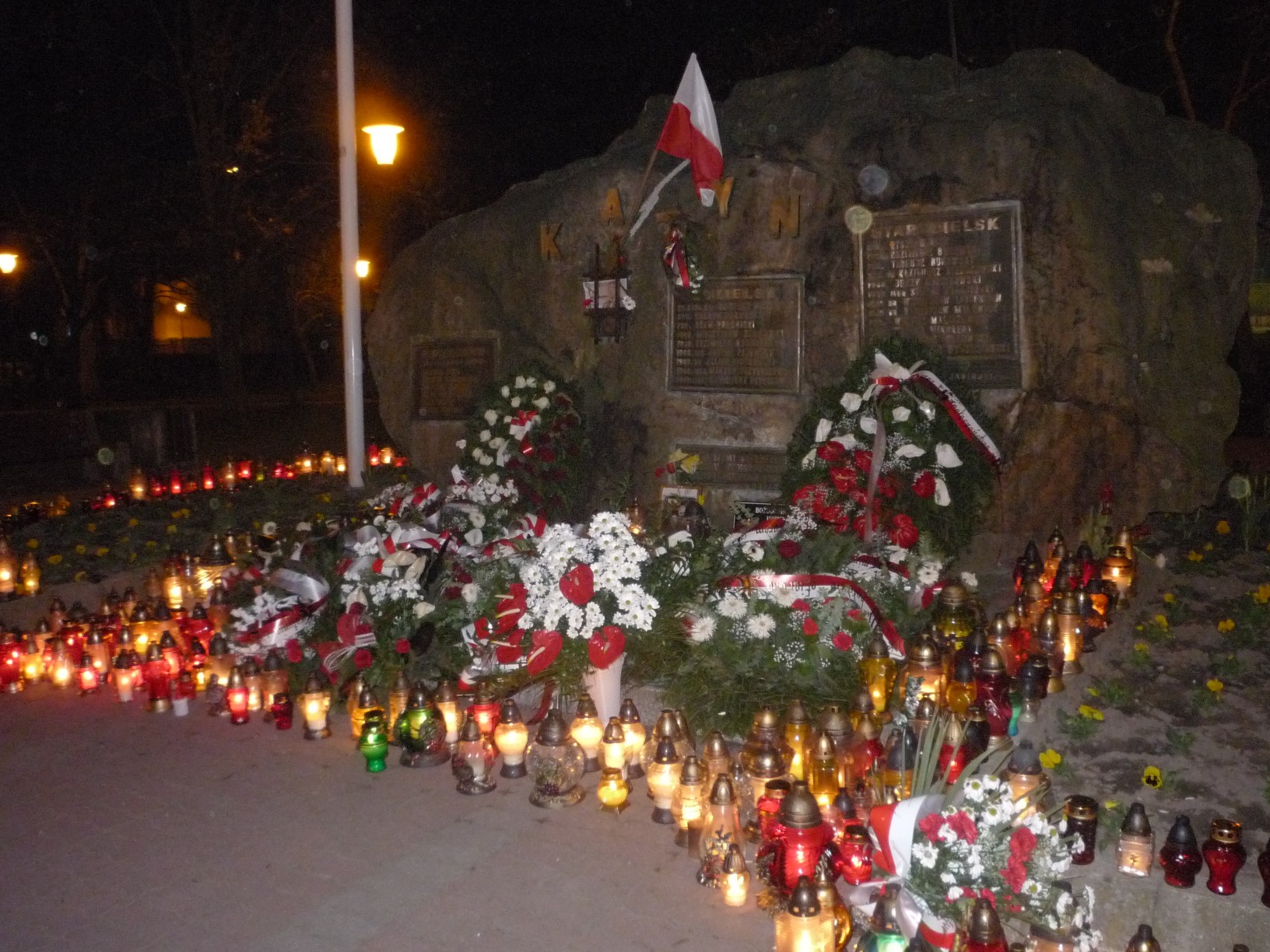Pomnik Katyski, 15.04.2010 r.
