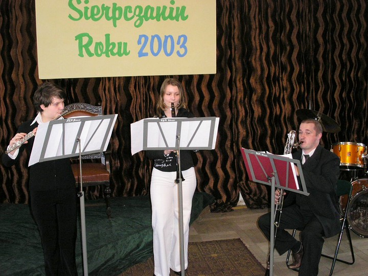 Trio instrumentw dtych drewnianych: Zofia Pietrzak, Sylwia Wglarek, Andrzej Wojtas.