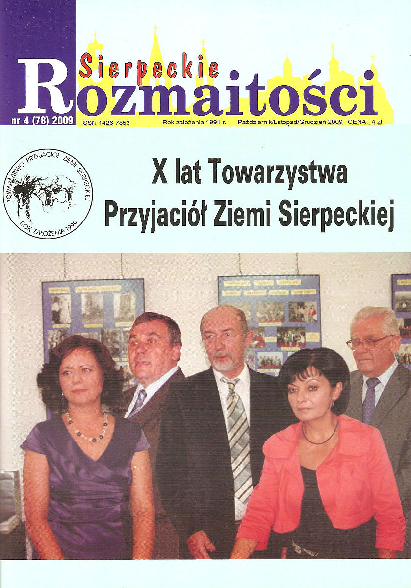 Sierpeckie Rozmaitości, numer 4/2009.