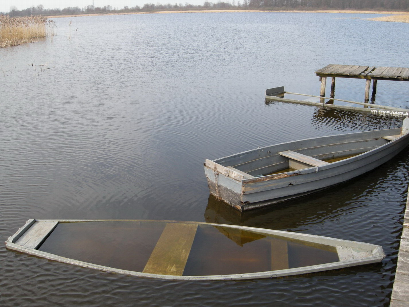 Jezioro Skrwileskie - powierzchnia 87 ha, rednia geboko 0,60 cm.