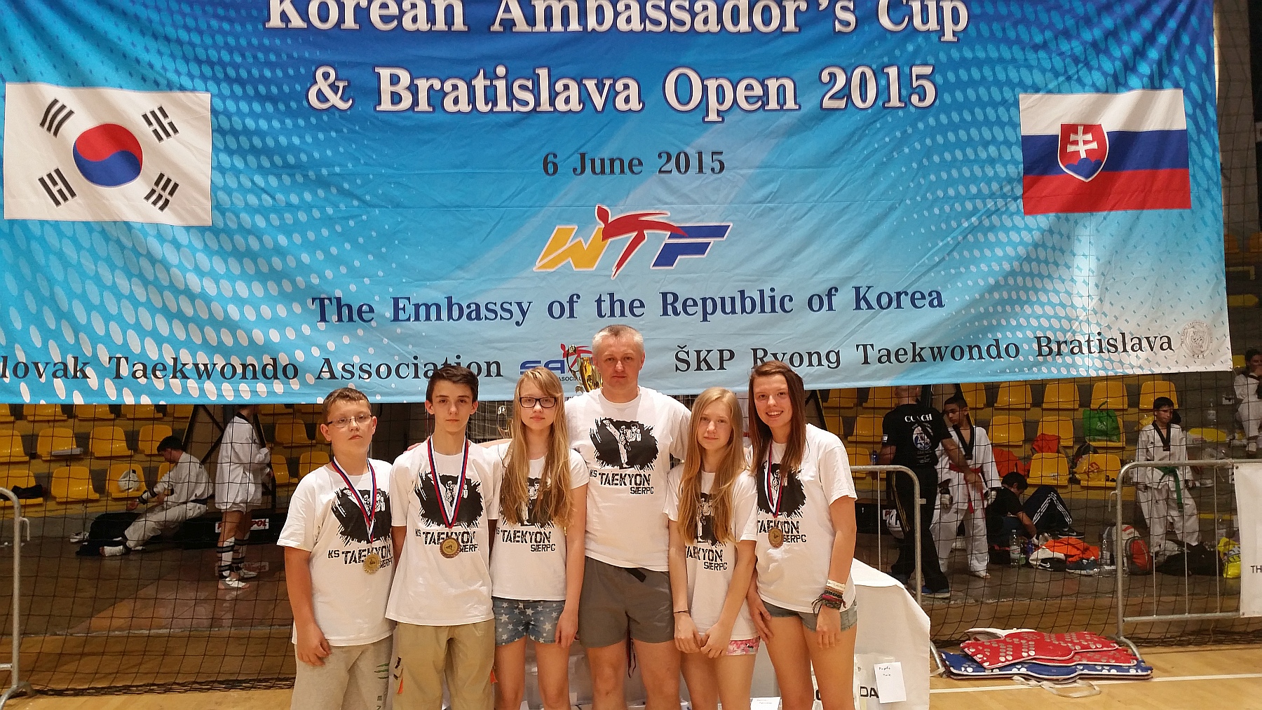 Otwarte Międzynarodowe Mistrzostwa Słowacji - Bratislava Open 2015 w taekwondo olimpijskim z udziałem KS Taekyon Sierpc, 5-6.06.2015 r.