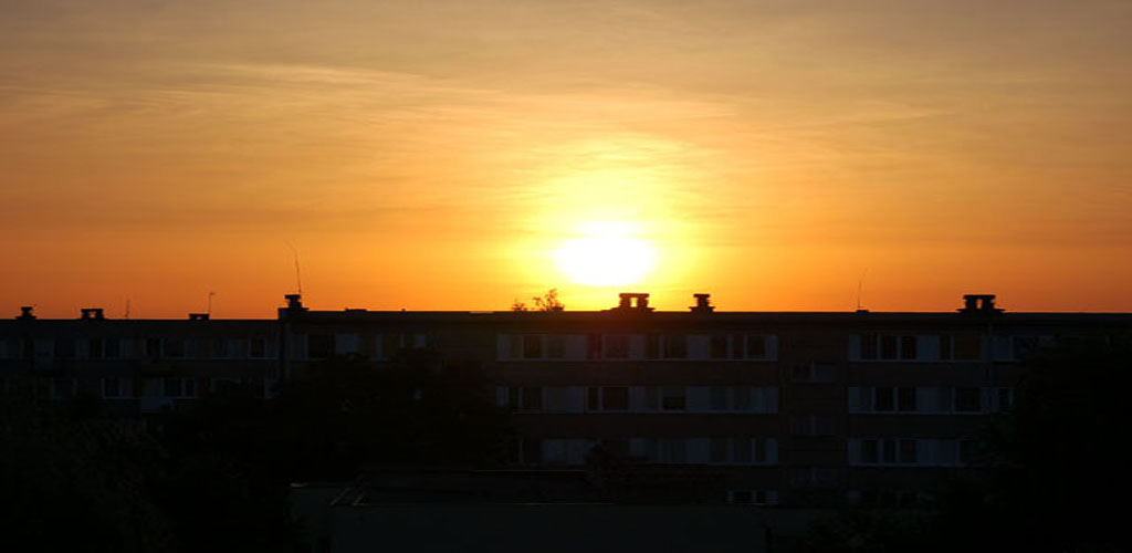 Sierpecki zachód słońca, sierpień 2008 r.