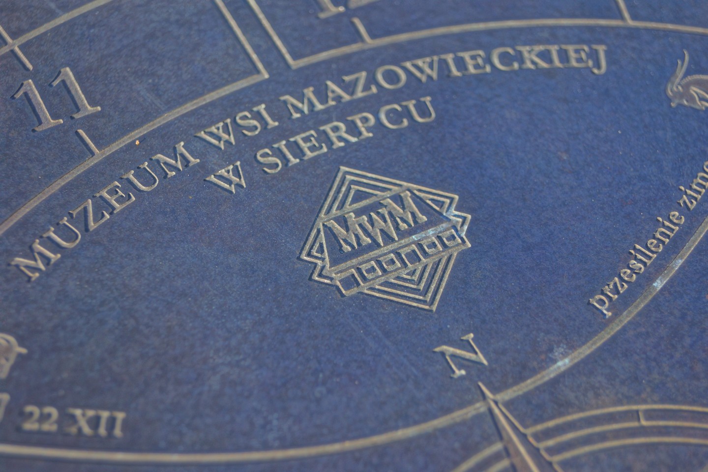 Logo MWM zegara sonecznego, 29.03.2012 r.